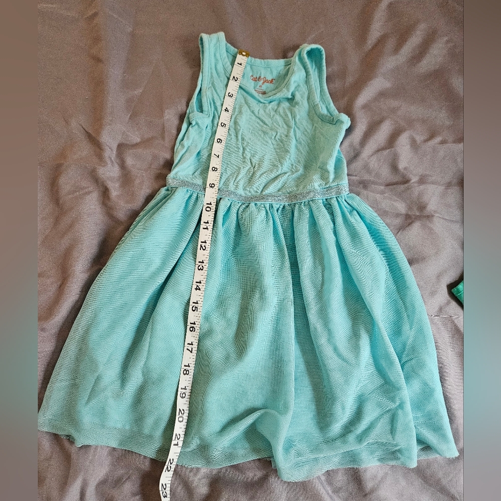 🪴 3 For $15 Cat & Jack Teal 4T Tank Dress
